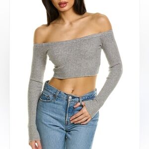 Ronny Kobo Wool-blend knit top